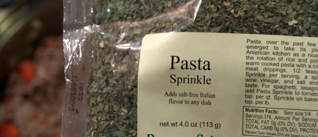 Ingredient: Pasta Sprinkle